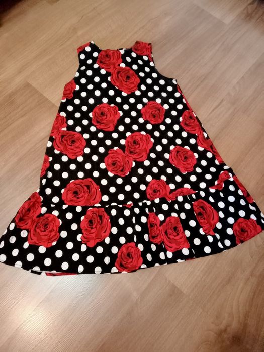 Летнее платье-трапеция