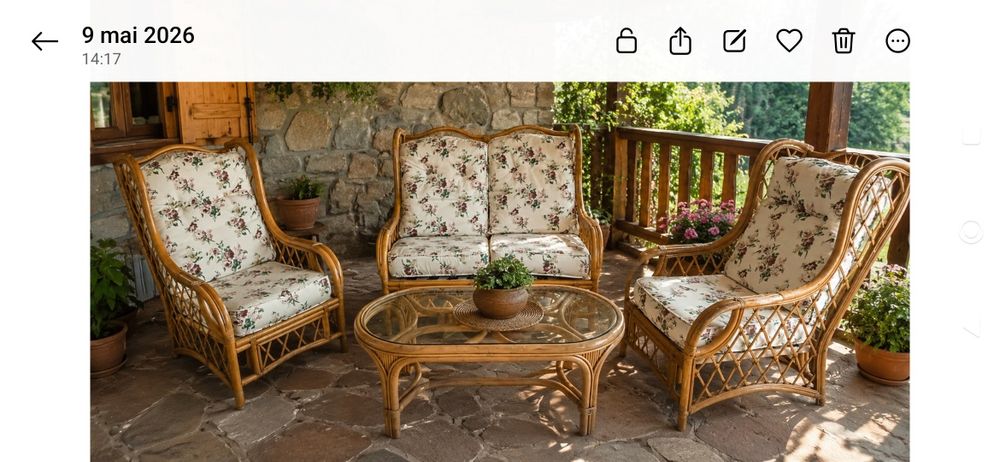 Mobilier terasa sau gradina