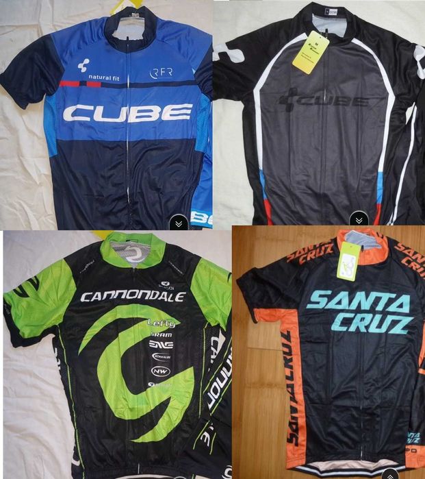 Echipament ciclism Cannondale Cube Santa Cruz NOU set tricou si pantaloni
