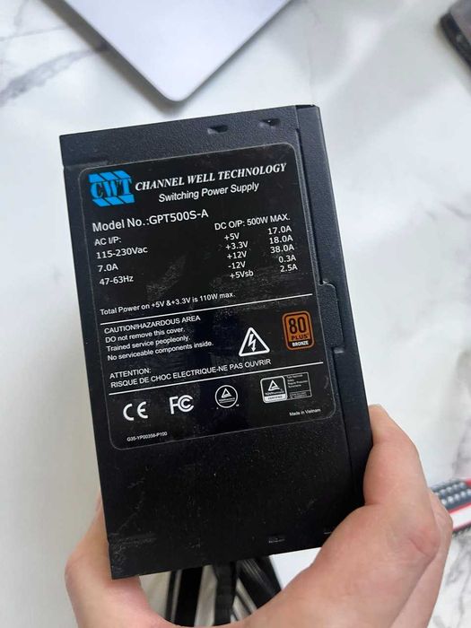 Блок питания CWT GPT500S-A 500W