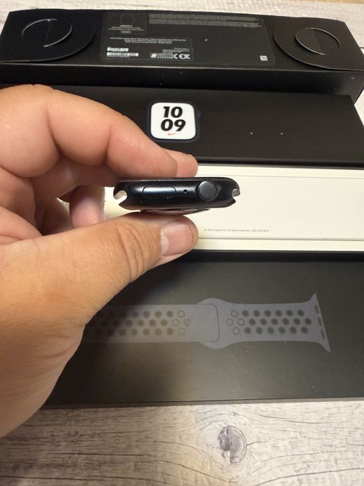 Apple Watch Series 7 Nike 45mm Midnight Full Box + Multe Accesorii