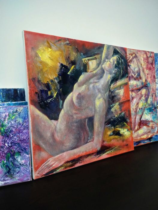 Картина. Маслени бои върху платно