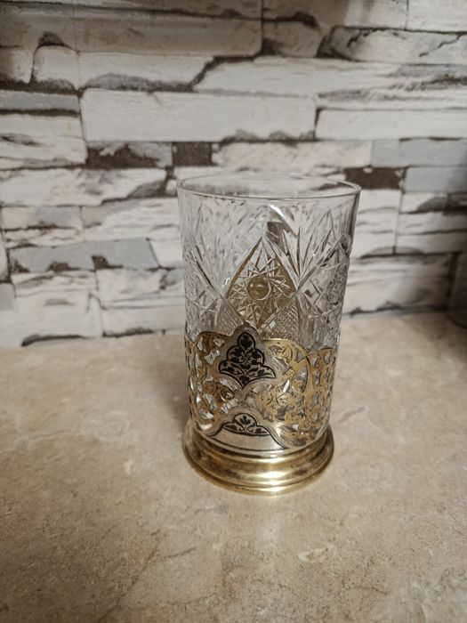 Подстаканники. Серебро с золочением