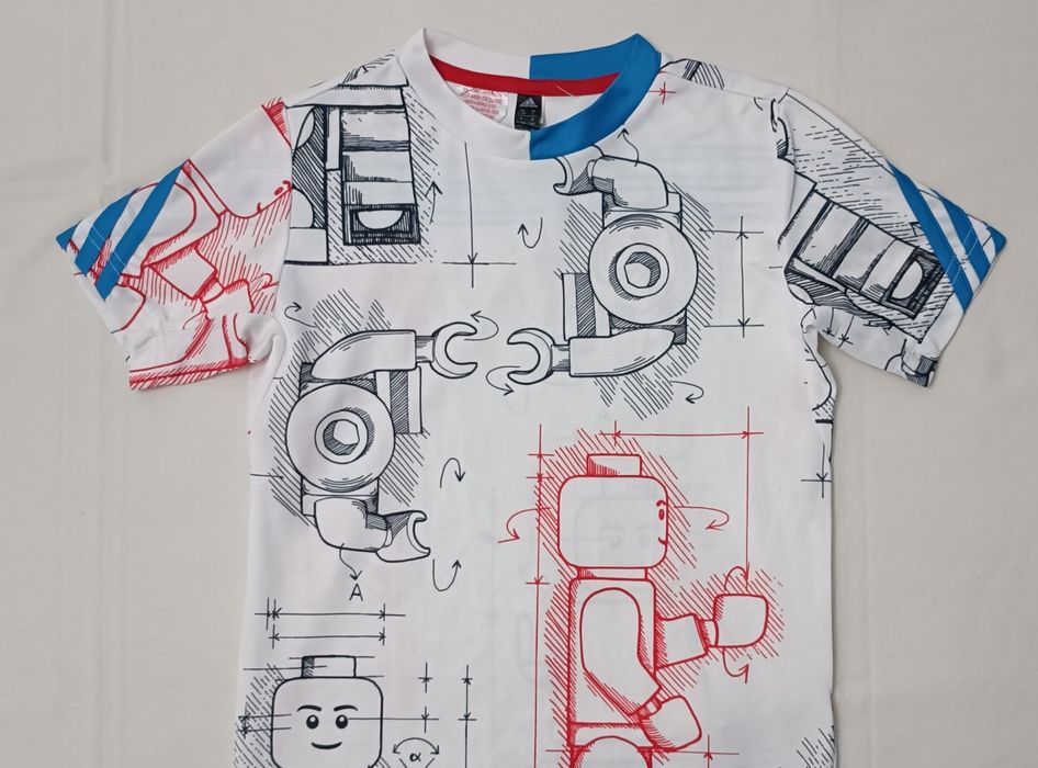Adidas Lego Tee оригинална тениска ръст 128-140см Адидас Лего фланелка спорт