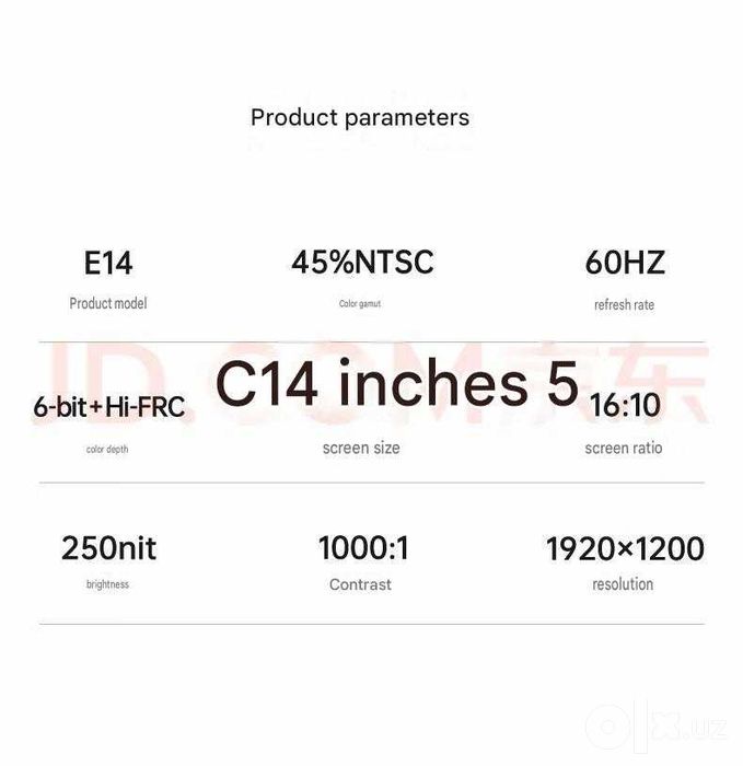 95% new 14-inch portable monitor —eimio
