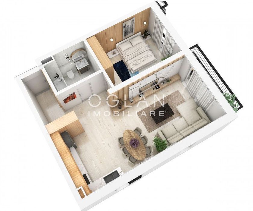 Apartament 2 cam cu parcare subterana, bloc cu lift,  Calea Surii Mici