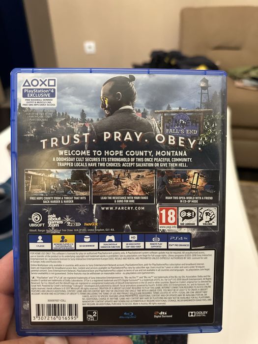 Продавам Far cry 5 ps4
