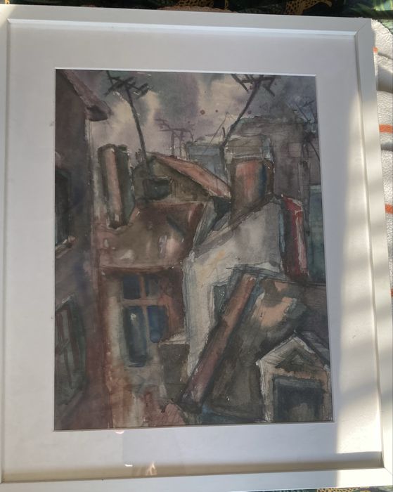 Акварел - Софийски сгради