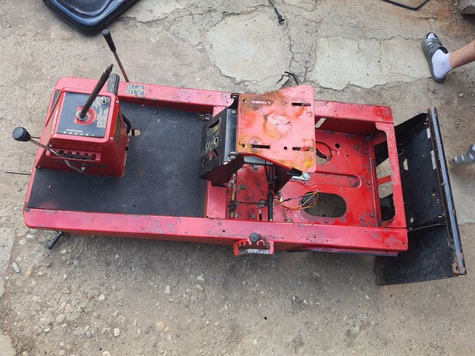 Sasiu tractoras gazon, proiect motocultor