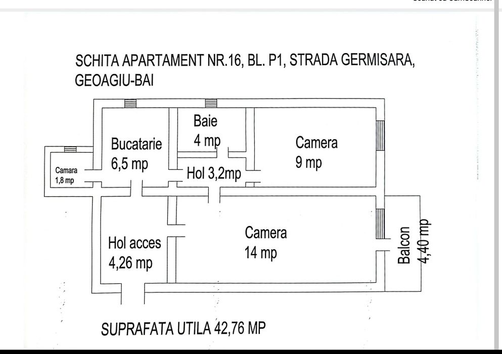 Apartament 2 camere mobilat, complet renovat, Geoagiu Bai