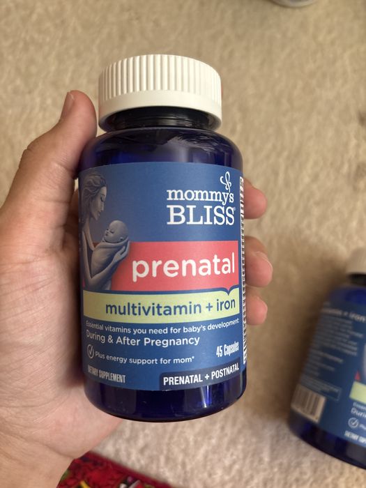 Mommy's Bliss Prenatal Multivitamin + Iron (45 капсул)