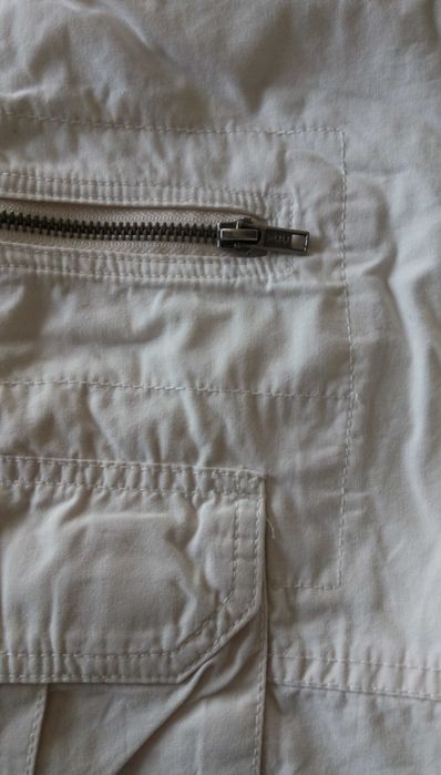 Къси бели мъжки панталони Tex Man