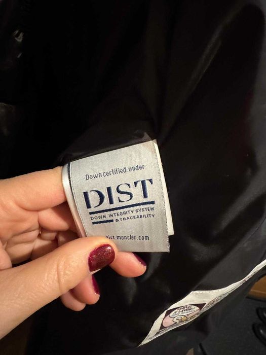 Черно Huppelong down jacket Moncler