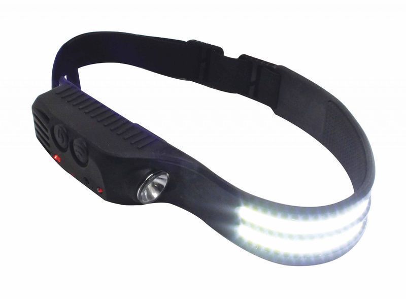 Фенерче led cob 3-5w 350lm челно със сензор за движение satra