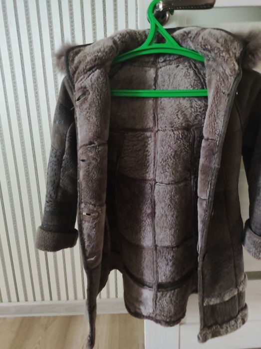 Детская натуральная дублёнка