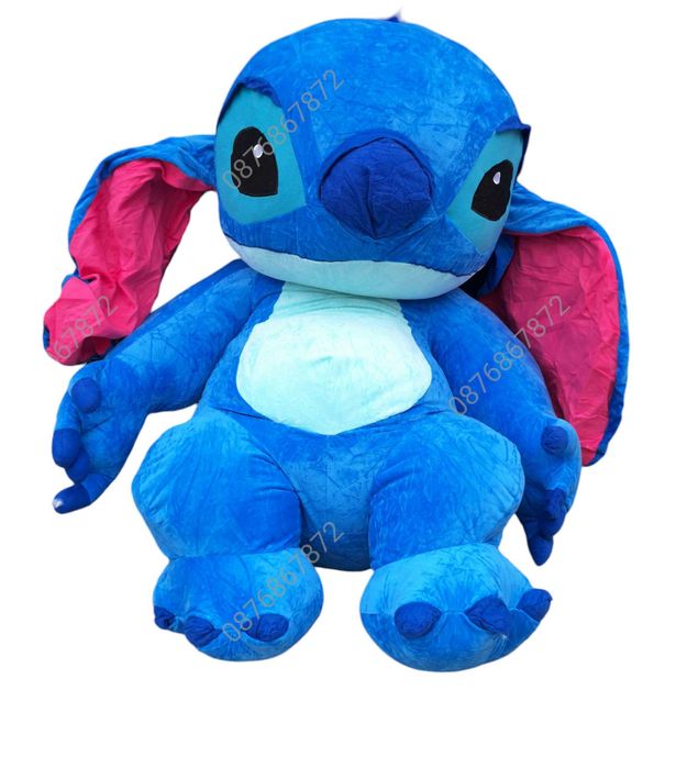 Голям плюшен СТИЧ , голяма плюшена играчка Лило и Стич Подарък 120 см