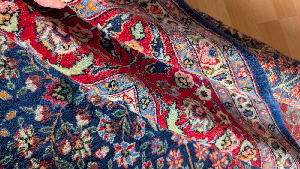 Covor Hereke semnat, lucrat manual, din lana, 2 x 3 m, 360000 nod/mp