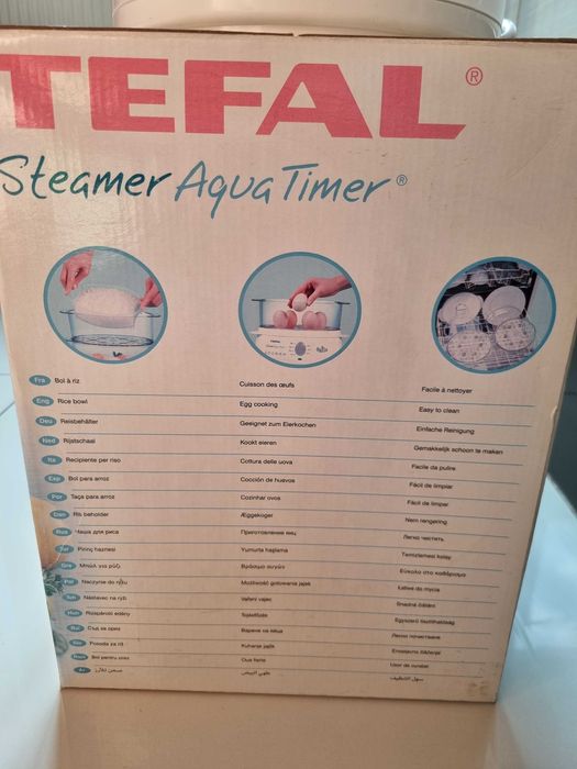 Aparat de gătit cu aburi Tefal Steamer Aqua Timer UK