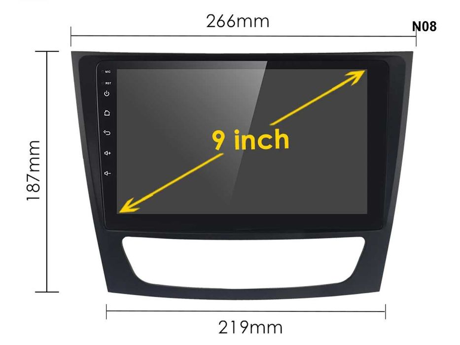 Sistem navigație de înaltă calitate cu GPS încorporat Mercedes W211