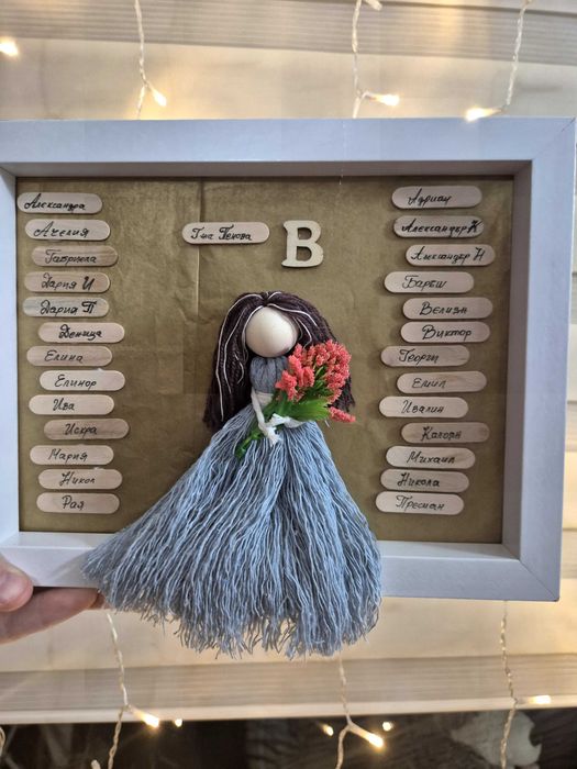 Подарък за семейството. Ръчно изработен по ваше желание.