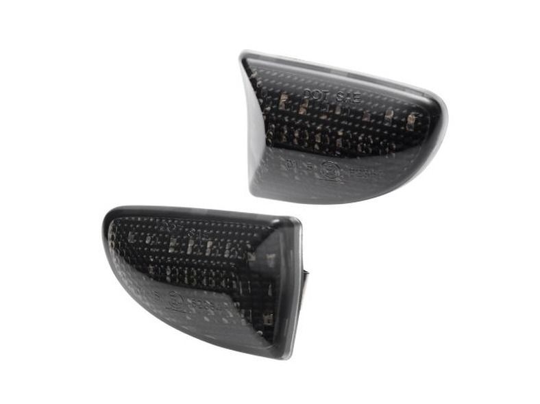 Set lampa semnalizare laterala Smart Fortwo W451, 01.2007-12.2014, montare fata, stanga+dreapta, indicator dinamic; LED; fumuriu; Tuning, A4519067700