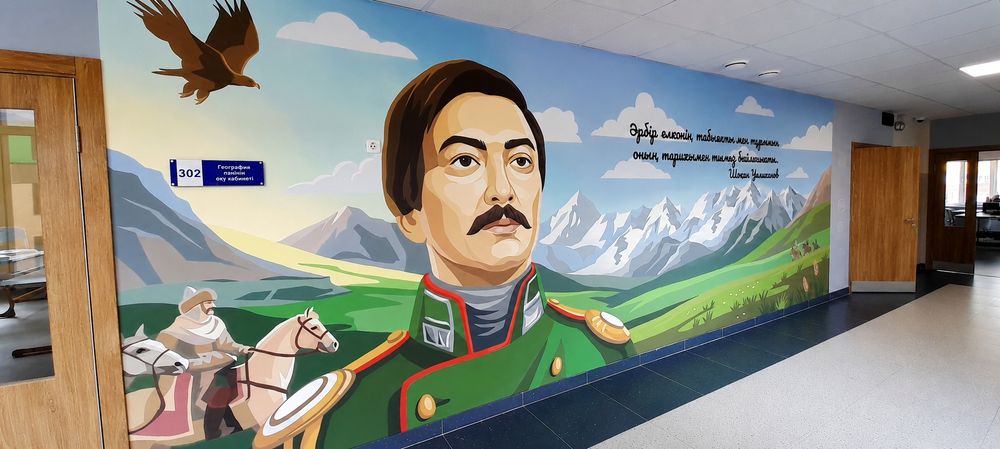 Роспись стен,роспись школ