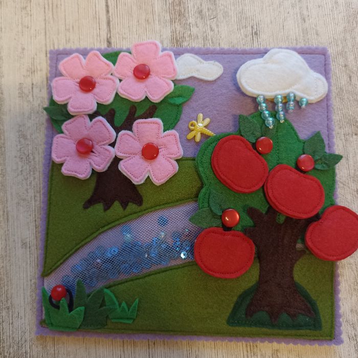 Развивающие планшеты из фетра