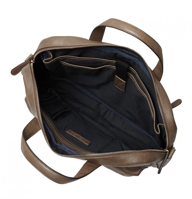 Елегантна чанта за лаптоп или таблет, от естествена кожа.