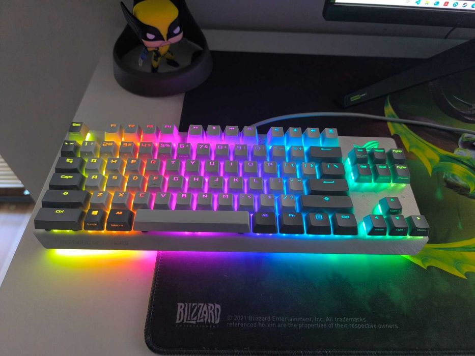 ASUS ROG Strix Scope NX TKL Moonlight White NX Red
