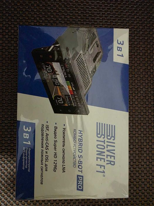 Видеорегистратор 3в1 SILVER STONE F1 HYBRID S-BOT PRO