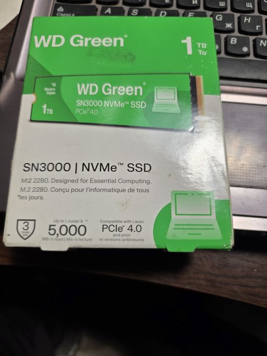 NVMe 1Tb Western Digital Sn3000