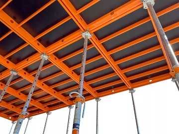 Кофражна система с алуминиеви платна за ранно декофриране