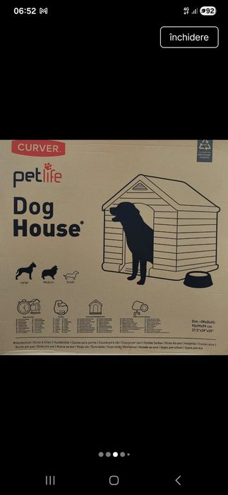 Cusca exterior animale de companie