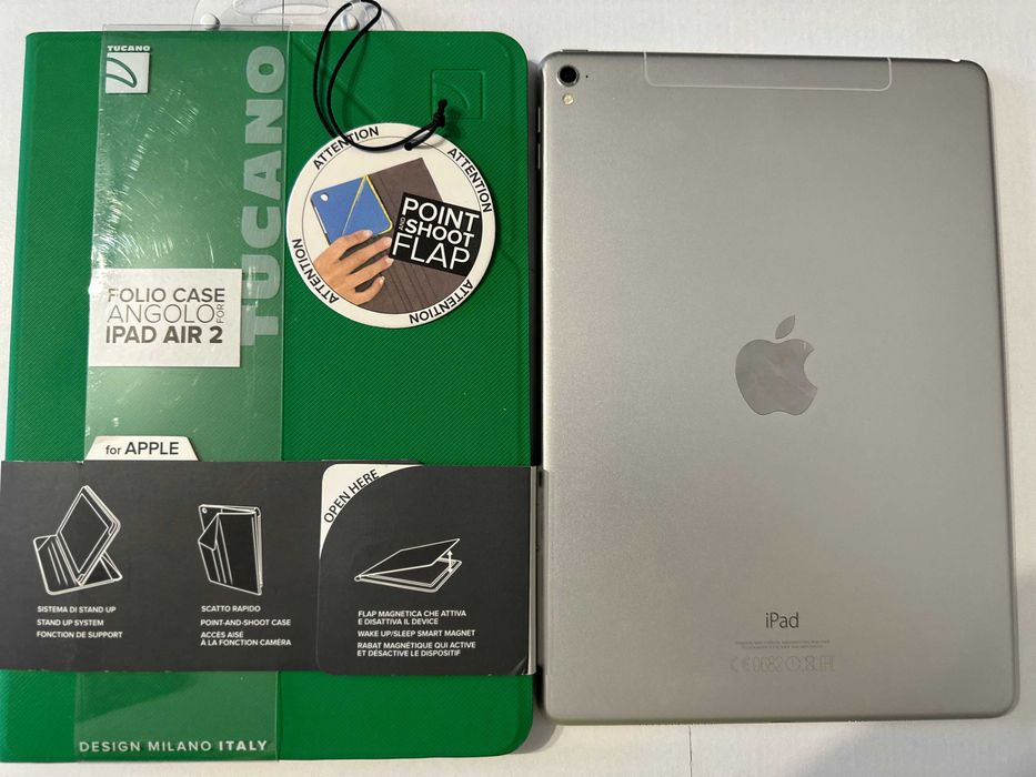 Apple Ipad pro 128 GB  WiFi + SIM + husa Tucano noua