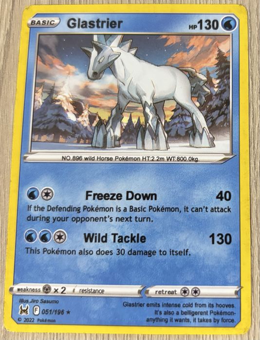 Набор карт Pokémon водного типа.