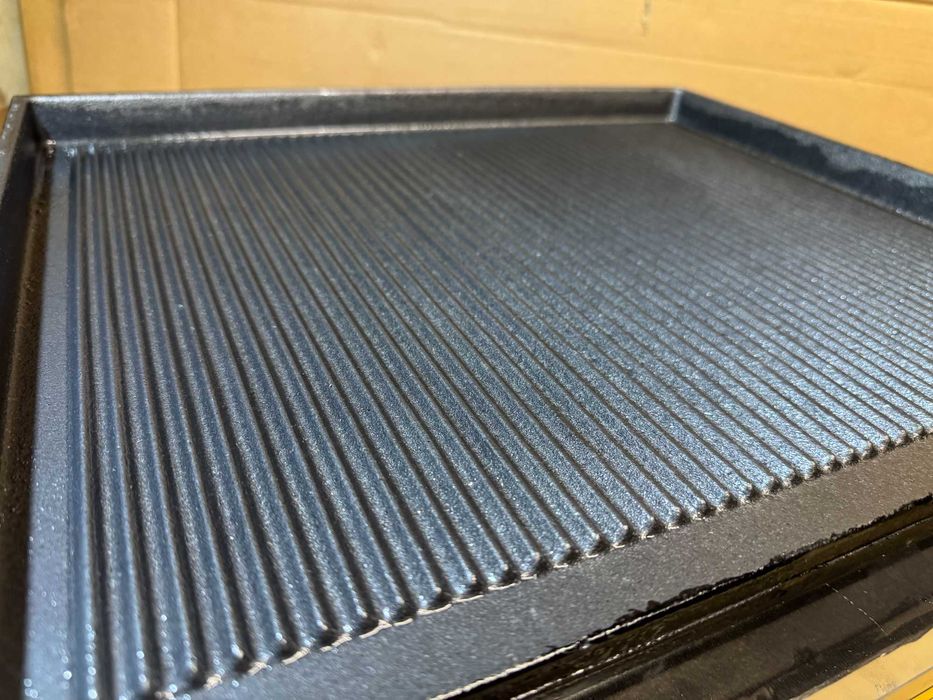 Професионална Електрическа Скара Чугунена Плоча Оребрена - 51 см