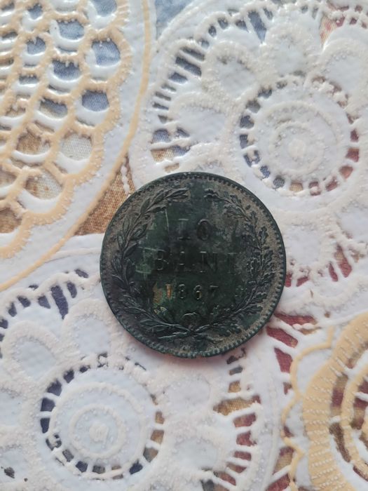 10 bani 1867 necuratata