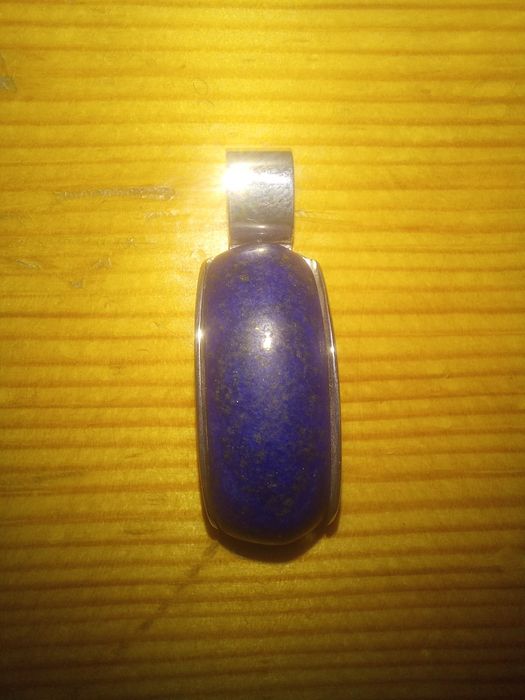 Серебряный кулоны с натуральный камень лазуритный