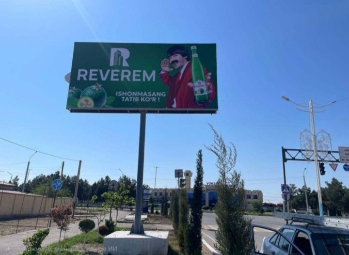Andijonda bilbordlarda reklama