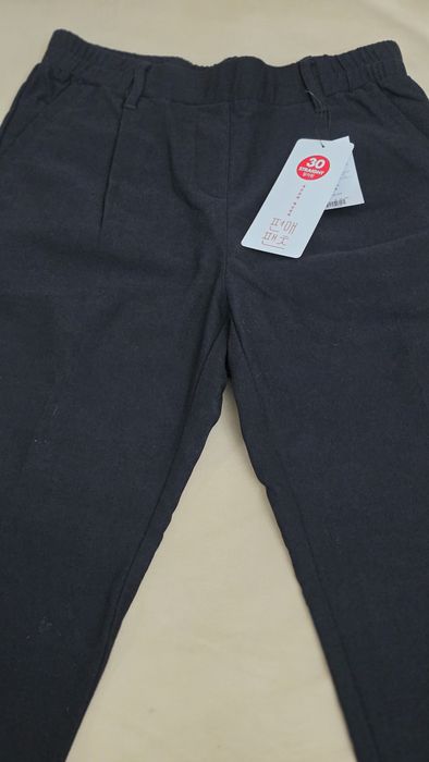 Новые женские брюки на флисе, черные