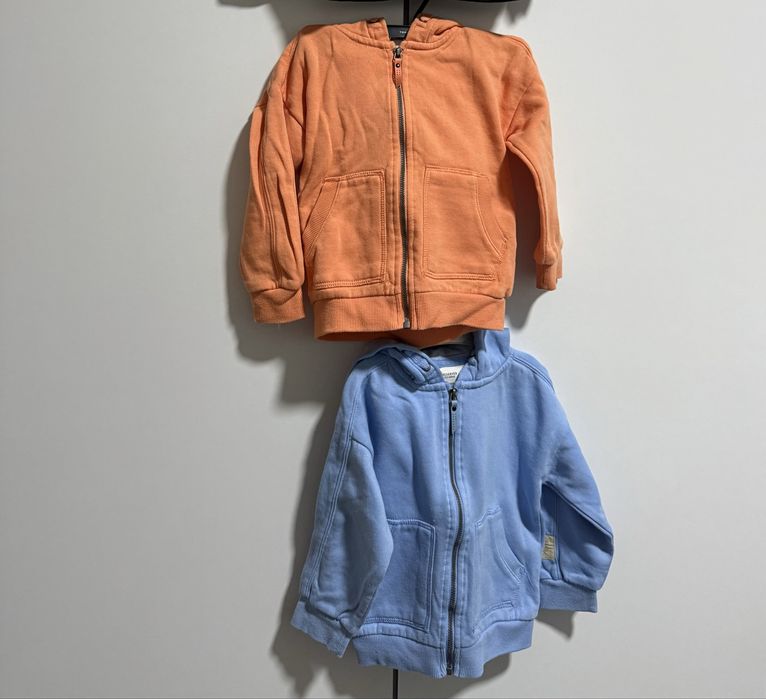 Lot hanorace cu fermoar  mărimea 98