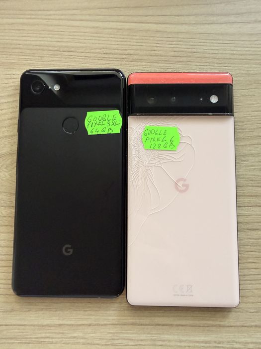 Telefon google pixel 6 si pixel 3 xL