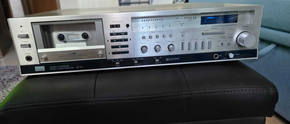 Продавам стерео касет ресивър SANSUI CR-M7