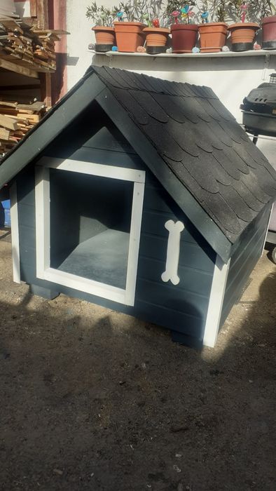 Cușcă Căsuță câine izolata termic genul Sandwich osb poli