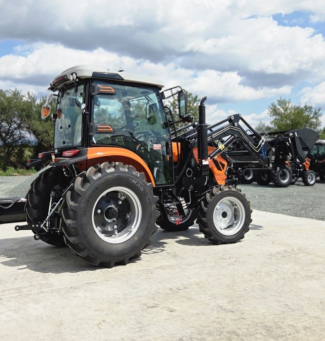 Tractor NOU marca Tavol 70 CP cu incarcator-cupa multifunctionala-Furci Baloti