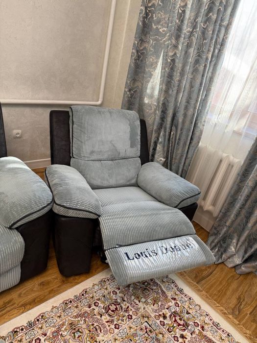 Диван 3в1. Диван трансформер, 2 кресла-реклайнер