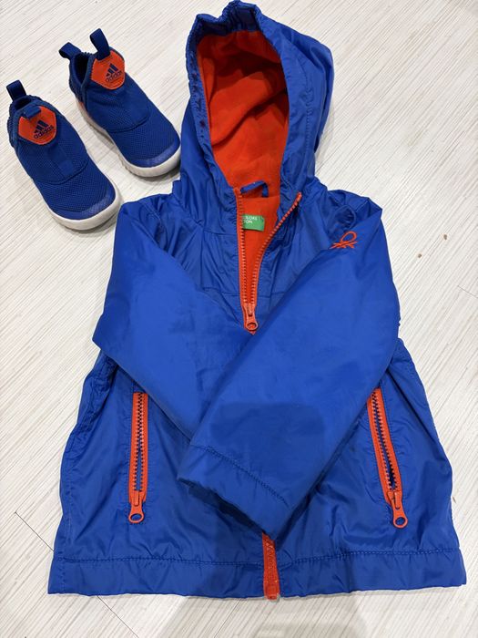 Уникален детски комплект маратонки addidas-25 номер/benetton