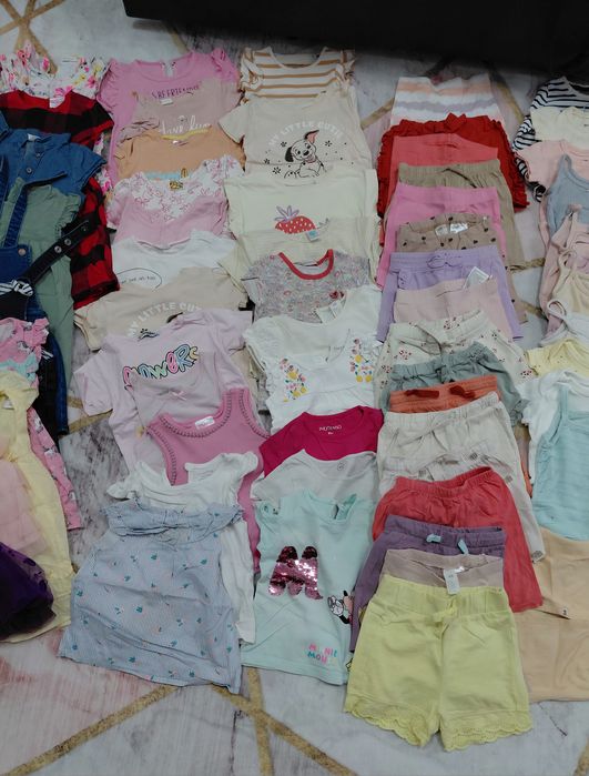 Lot vara fetite 80 86+cadou(110 articole)