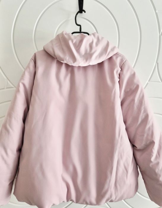 Зимно яке в цвят пудра "H&M"