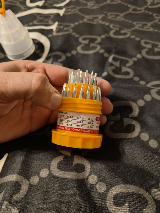 Отвёртка с мини насадками, набор